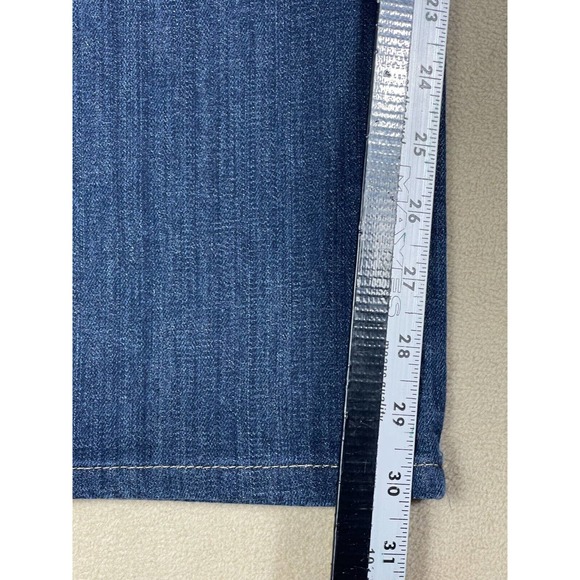 Rock and Republic Womens 30 Jeans Low Rise Straight Leg Regular Fit Blue Denim - Picture 5 of 13